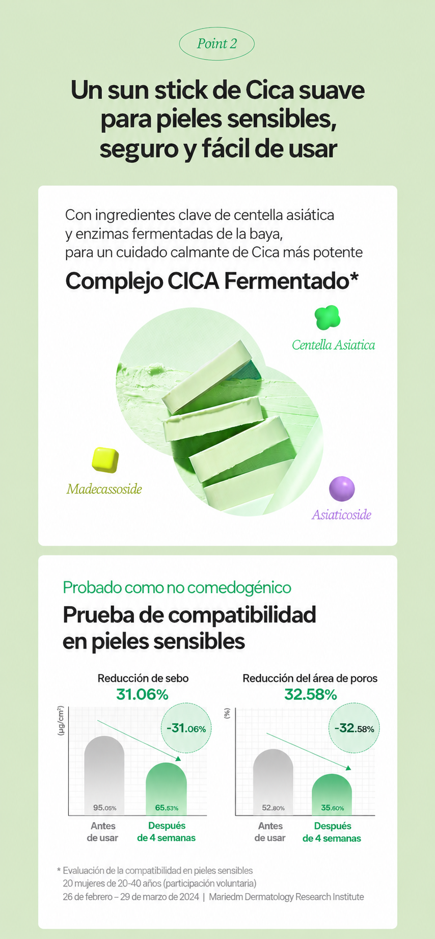 [ TOCOBO ] Cica Cooling Sun Stick SPF50+ PA++++ – 18 g