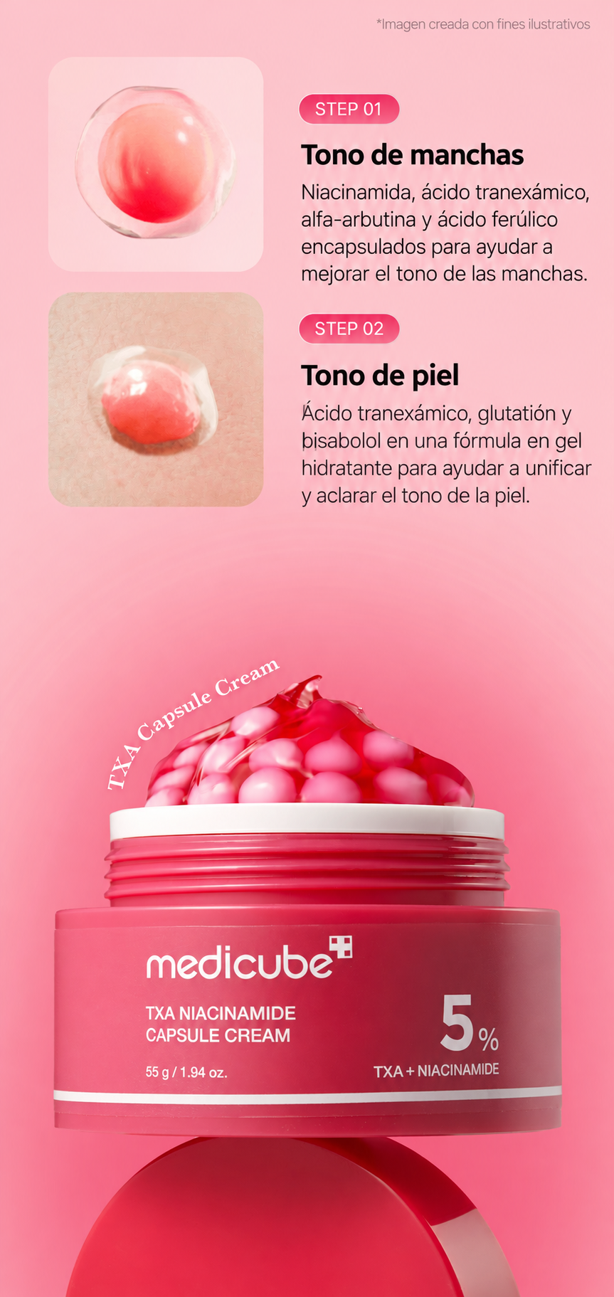 [ MEDICUBE ] TXA NIACINAMIDE CAPSULE CREAM 55G