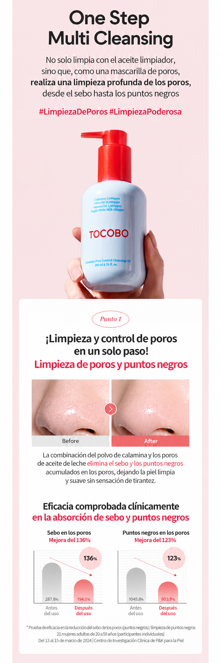 [ TOCOBO ]🌸✨ CALAMINE PORE CONTROL CLEANSING OIL – 200 ml ✨🌸
