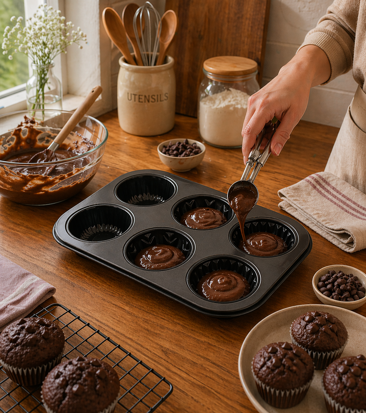 Molde para muffins