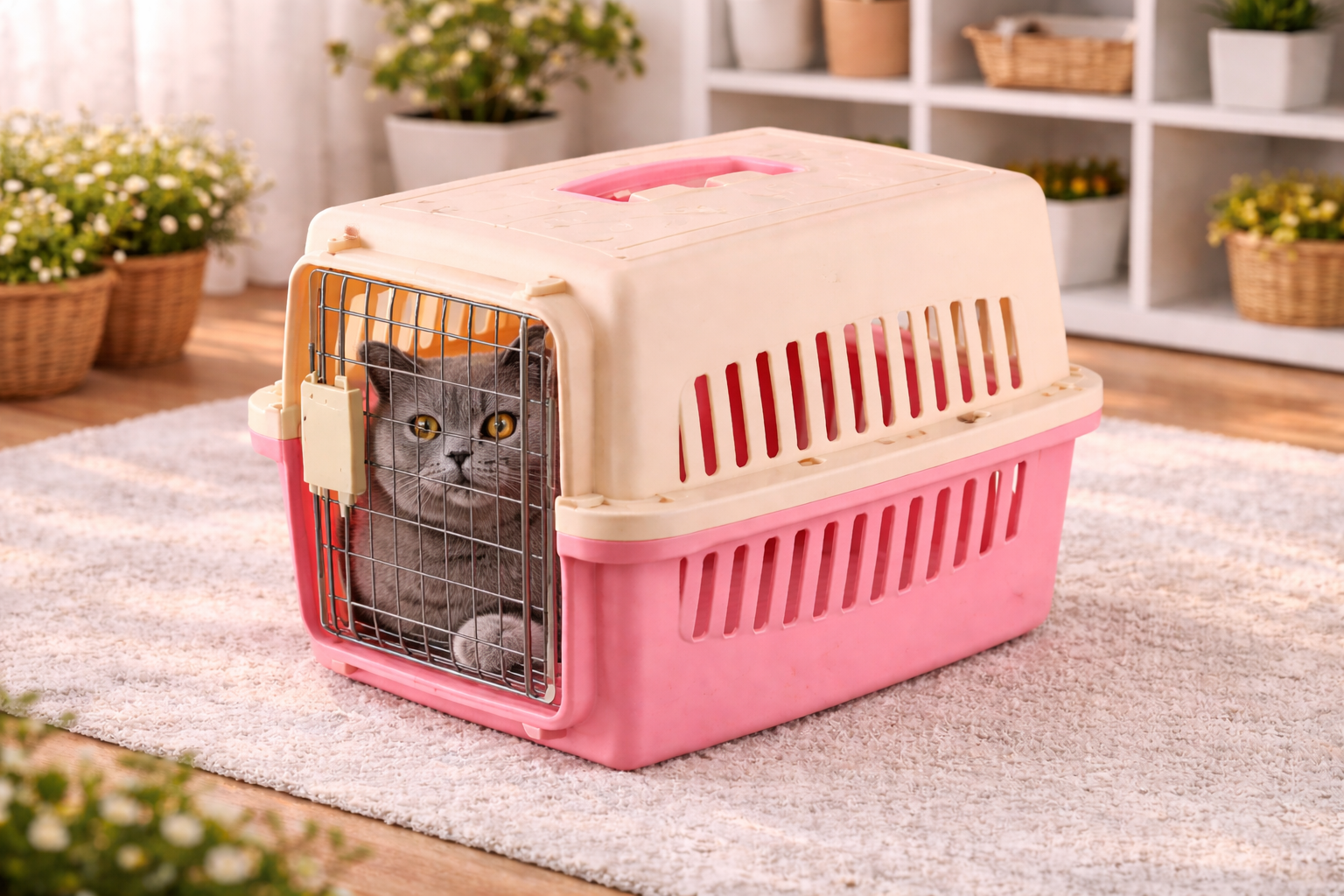 CAJA DE VIAJE PARA MASCOTAS