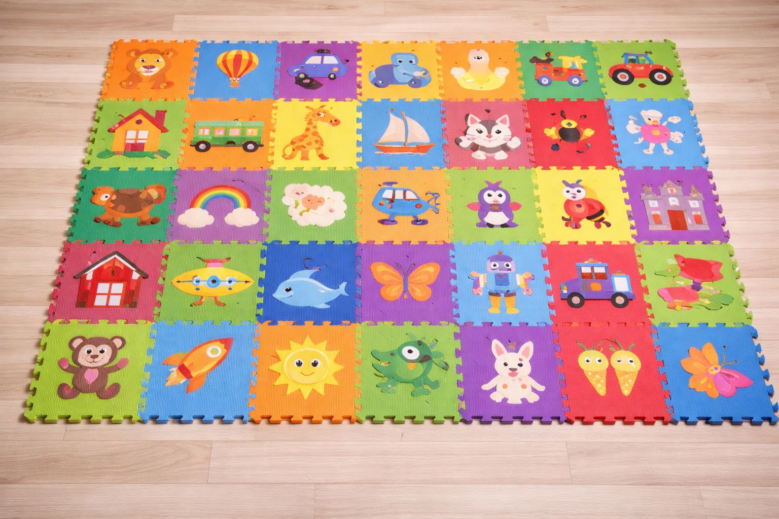 ALFOMBRA FOAMI PARA BEBÉ (4 PIEZAS)