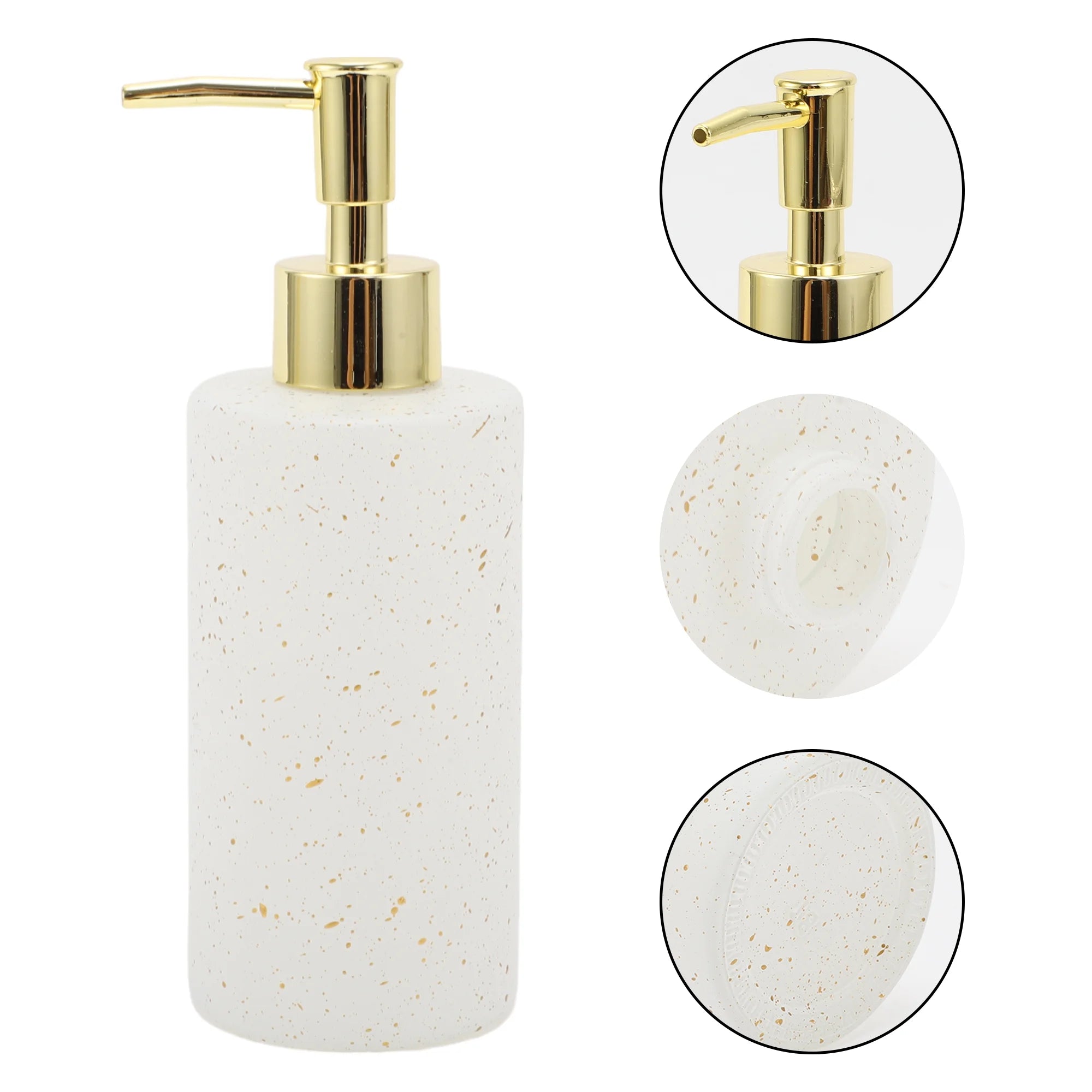 Dispensador de Jabón Líquido Estilo Terra Gold