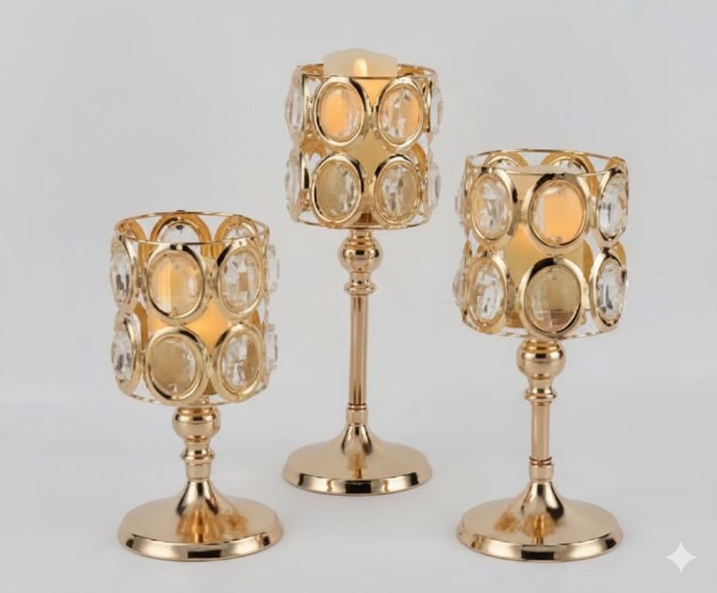 Set de Candelabros – Decoración Elegante y Sofisticada