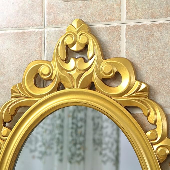 Espejo Decorativo Clásico AJ42 – Marco Dorado Elegante | 78 x 58.5 cm ✨🏡