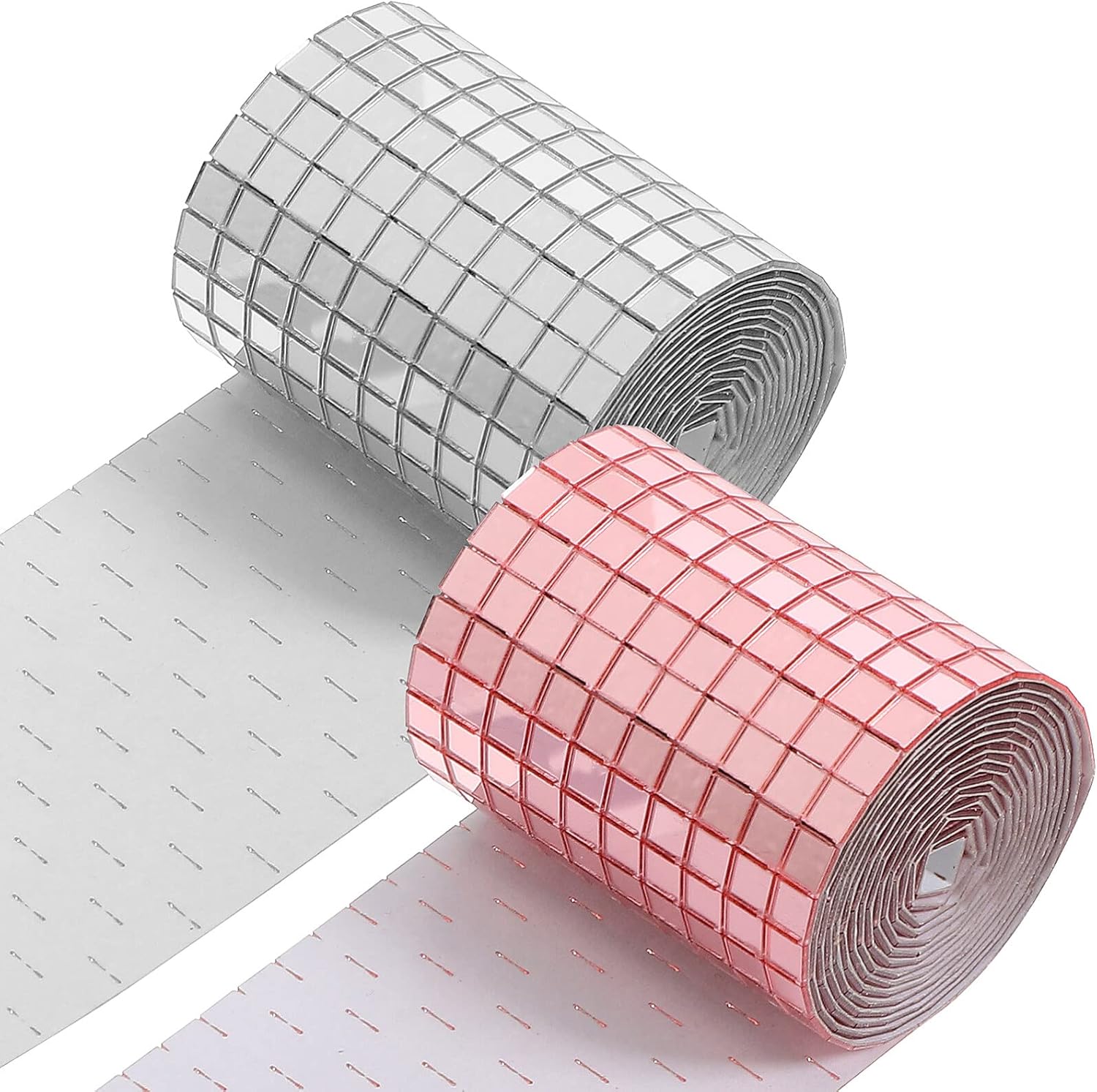 Rollo Mosaico Espejo Oro Rosa