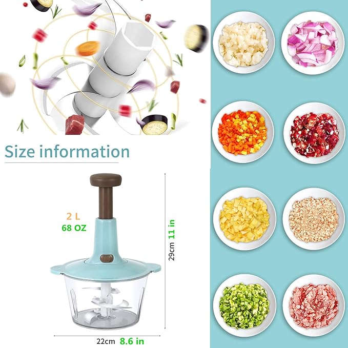 Trituradora Manual 1.5L – Multiuso