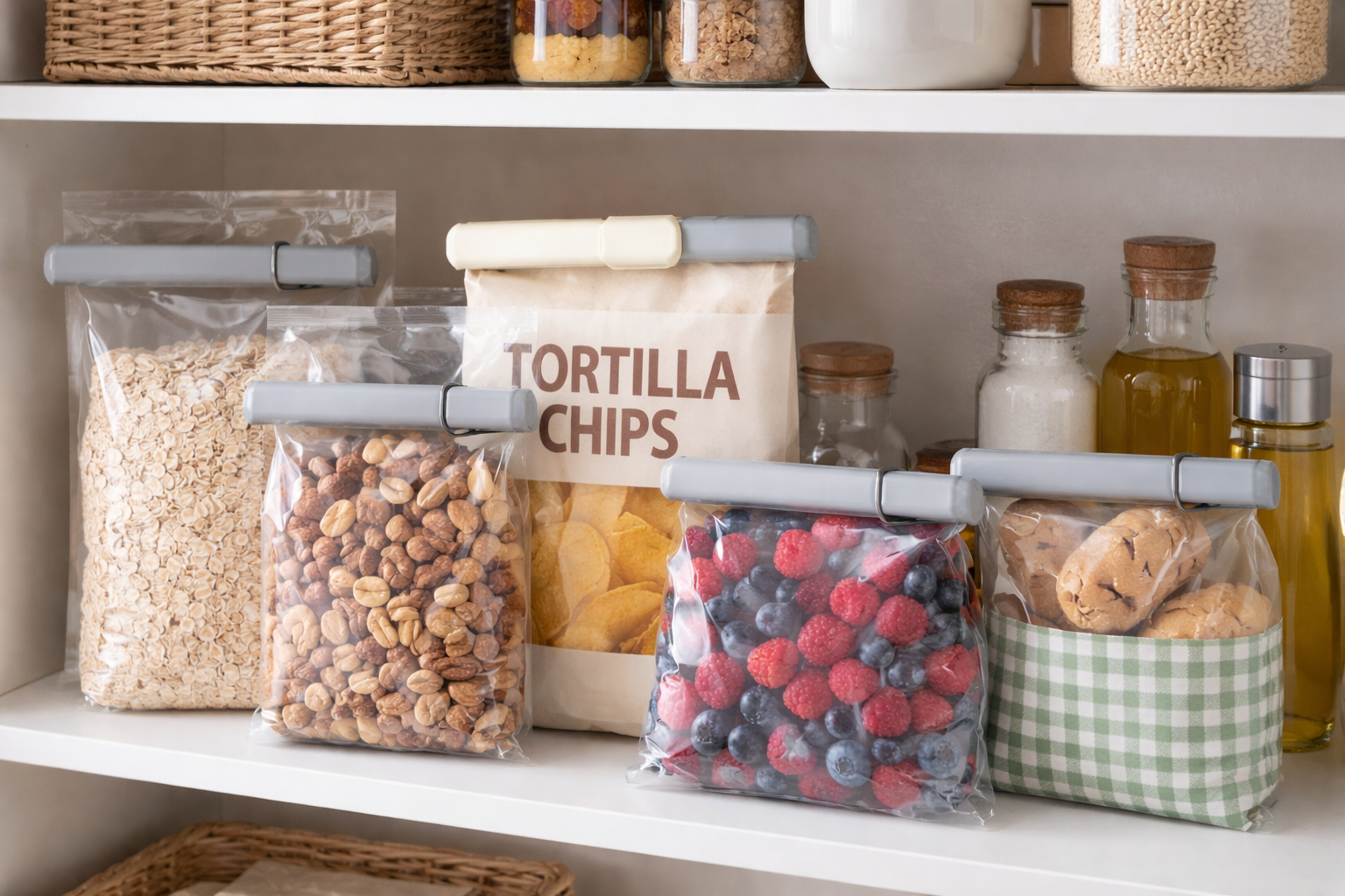 Clip Sellador de Bolsas Reutilizable – Conservación y Frescura Total