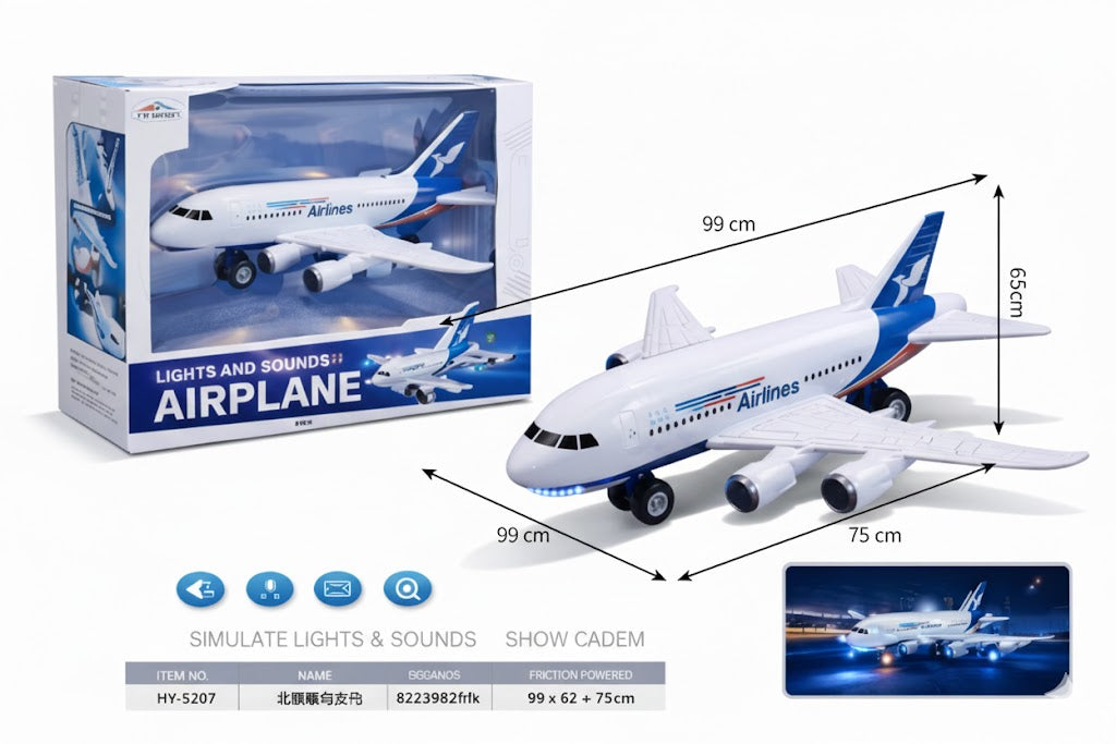 Juguete Infantil avión40.00 azul