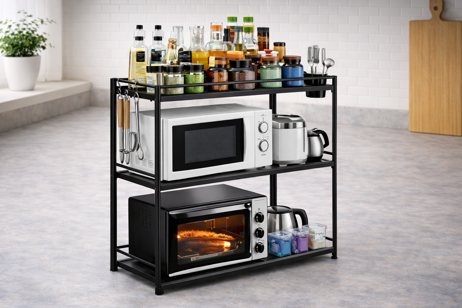 Estante para microondas