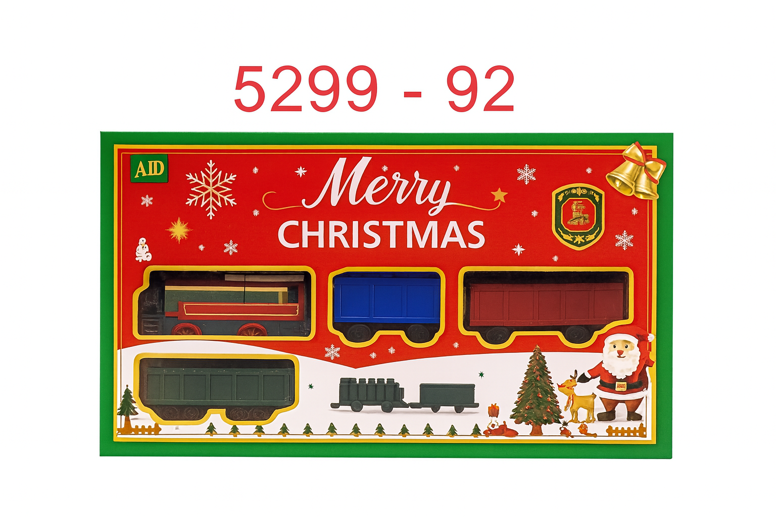 Tren eléctrico navideño