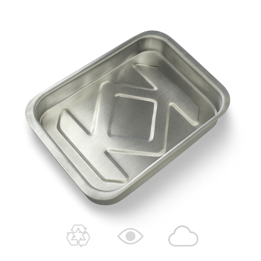 Bandeja de papel aluminio