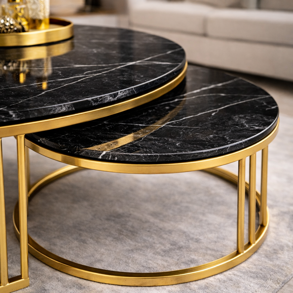 Conjunto de mesa de centro para sala