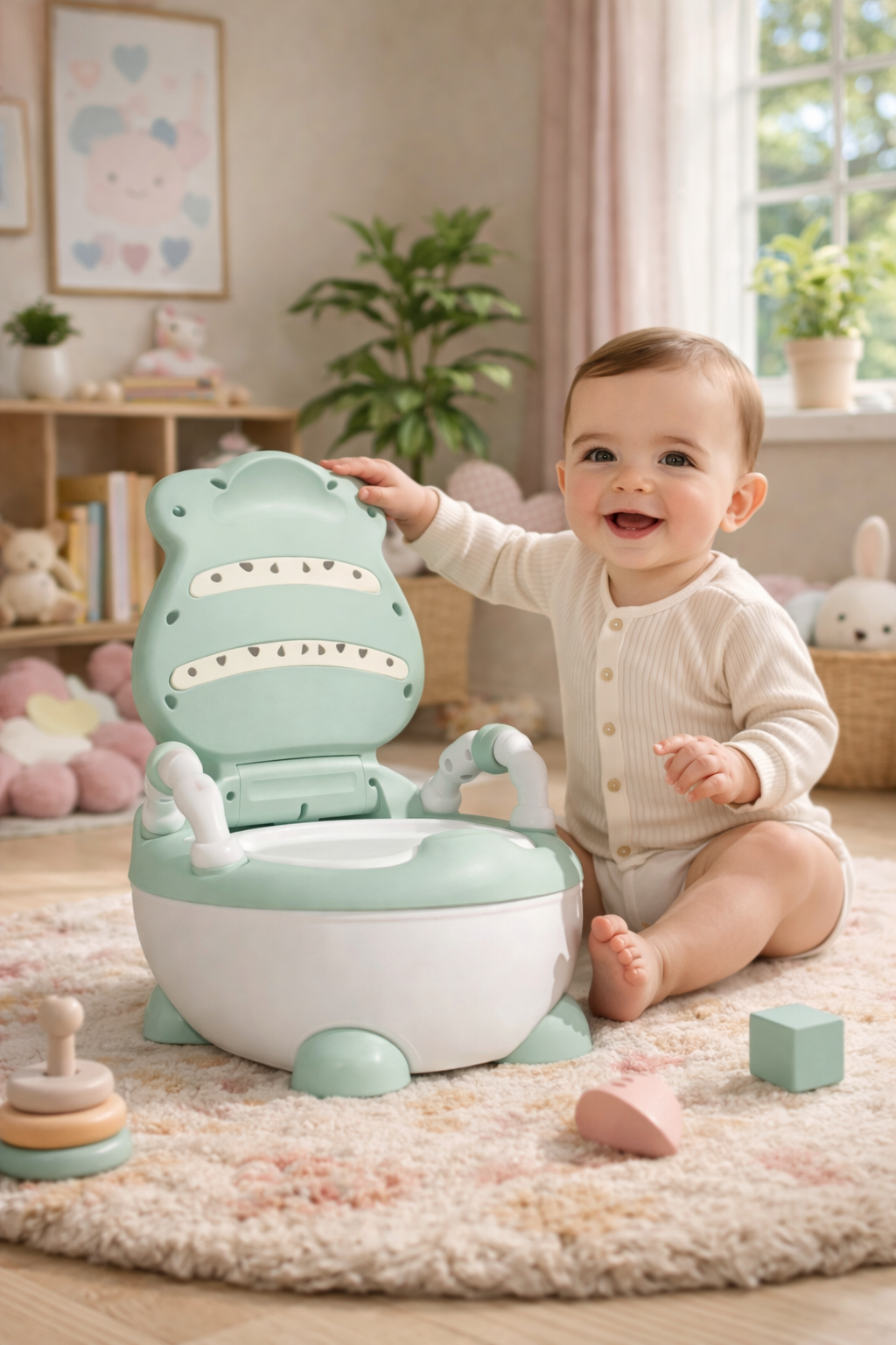 Orinal para Bebé con Adaptador