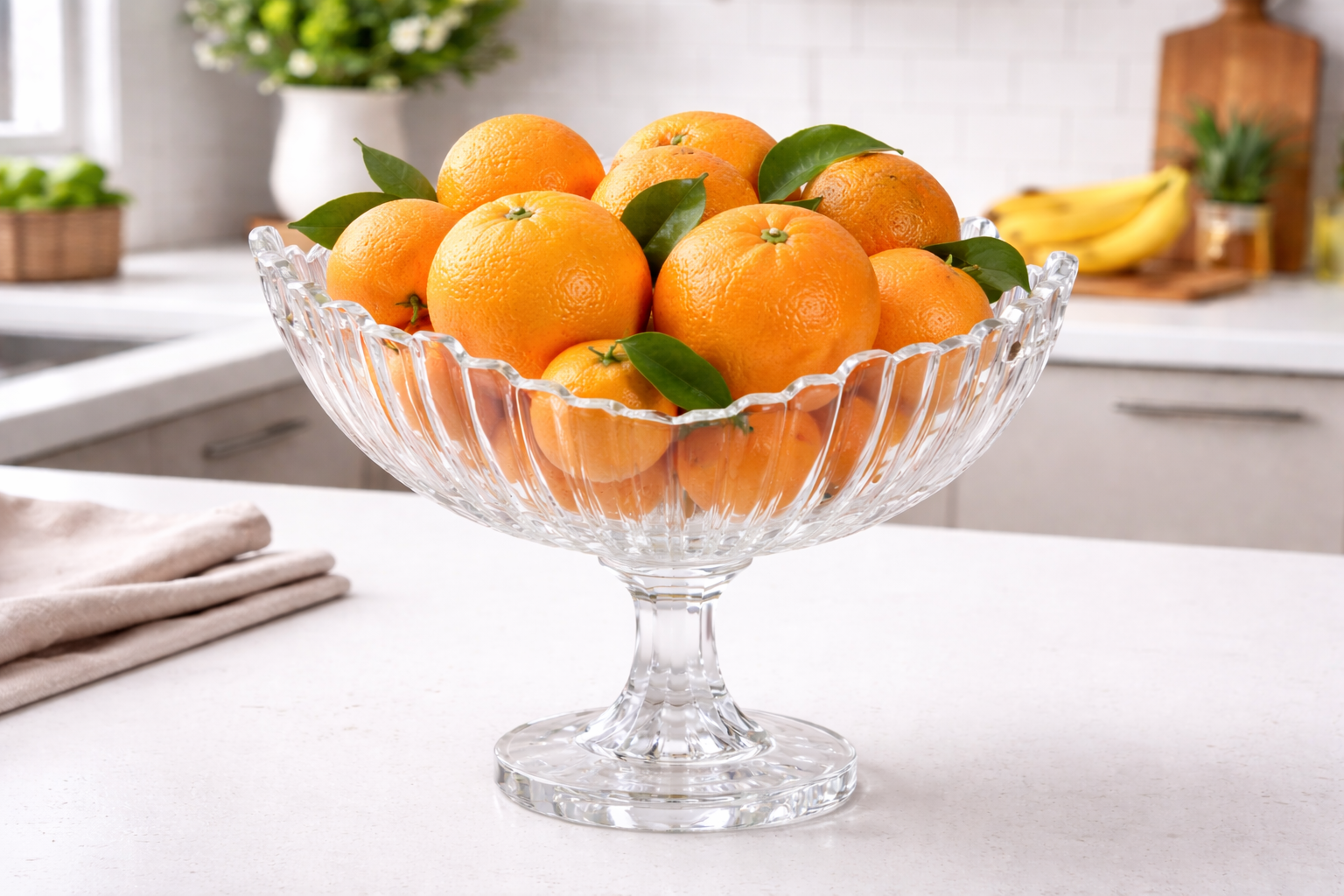 Frutero de Cristal de Diseño Radiante