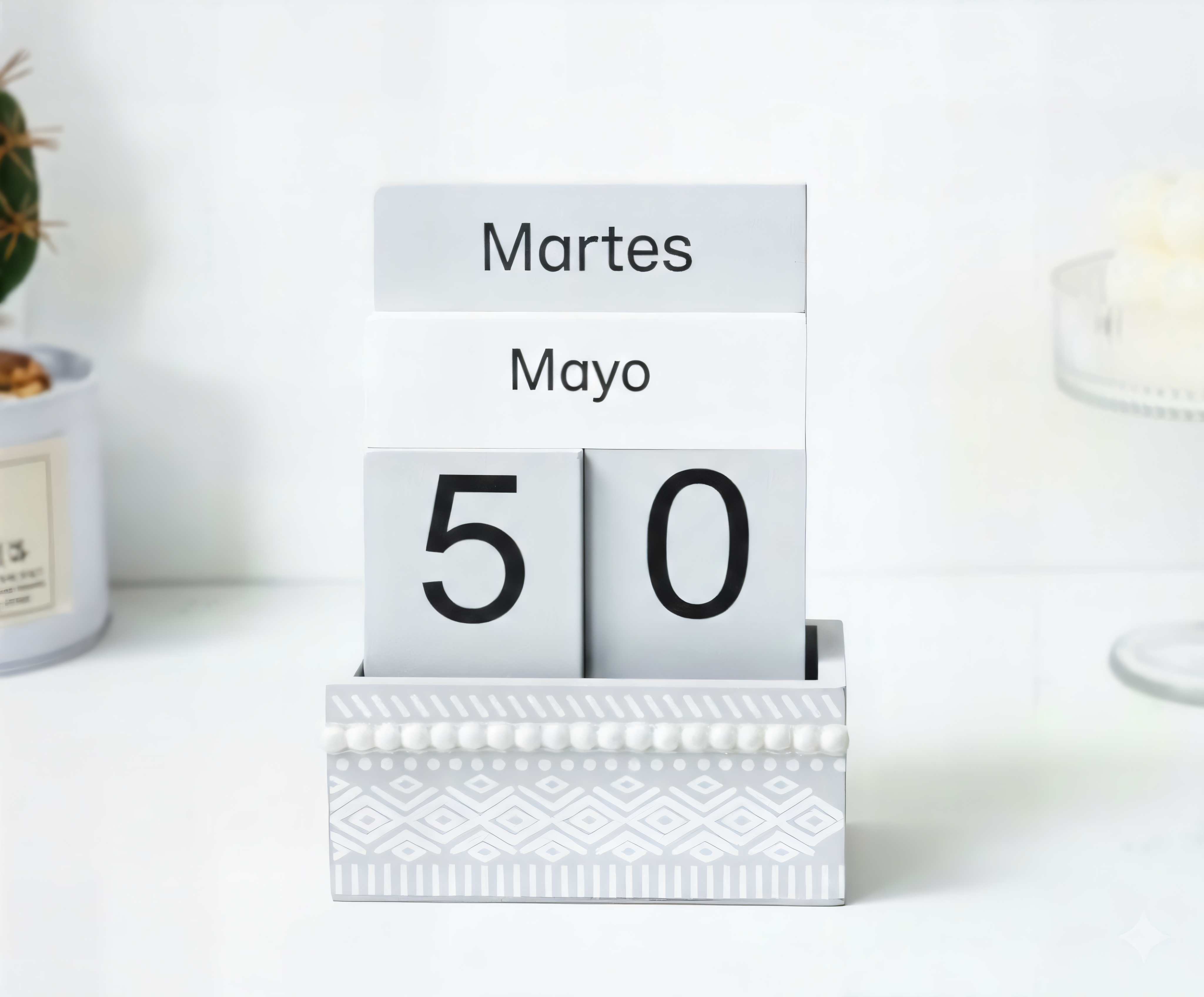 Calendario de Madera Decorativo
