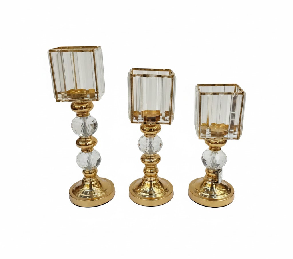 Set de Candelabros 3 Piezas – Elegancia y Ambiente Cálido