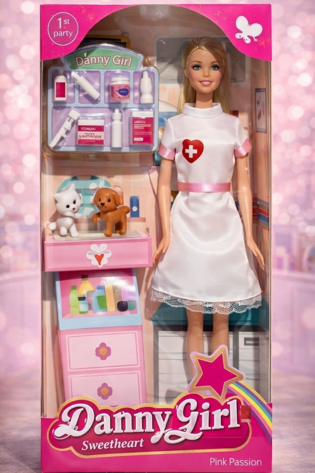 Muñeca Doctora de Mascotas – 11.5"