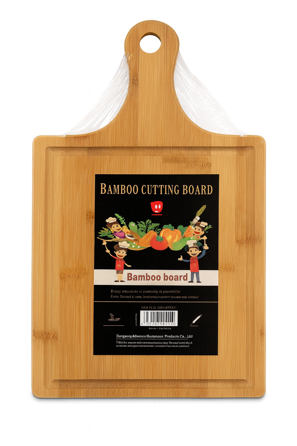 Tabla bambU pizza, 40x24x1.5 cm.
