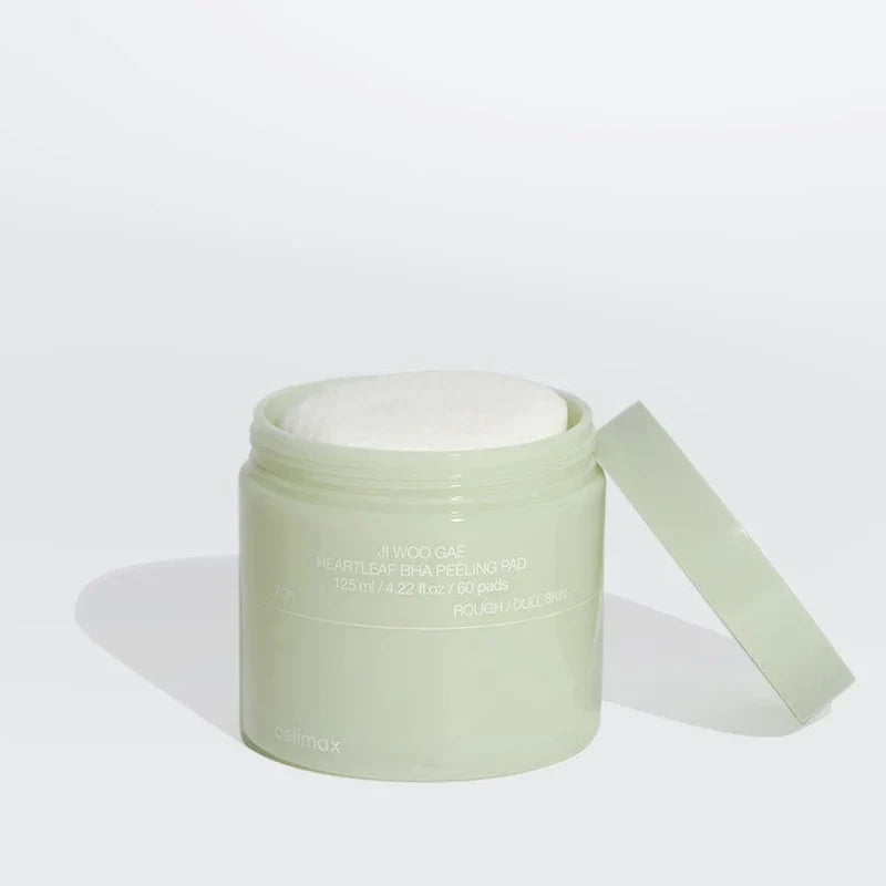 [ CELIMAX ] JI WOO GAE HEARTLEAF BHA PEELING PAD 60 PADS