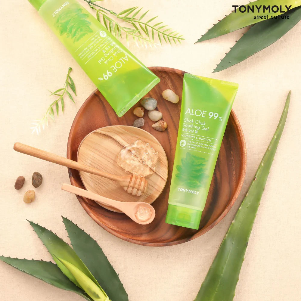[ TONYMOLY ] ALOE 99% CHOK CHOK SOOTHING GEL 250ML