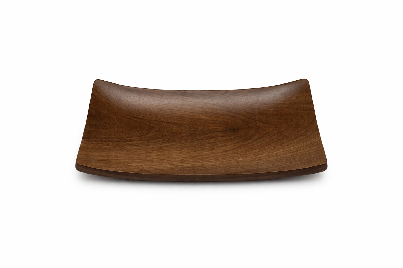 Bandeja Rectangular de Madera Curva