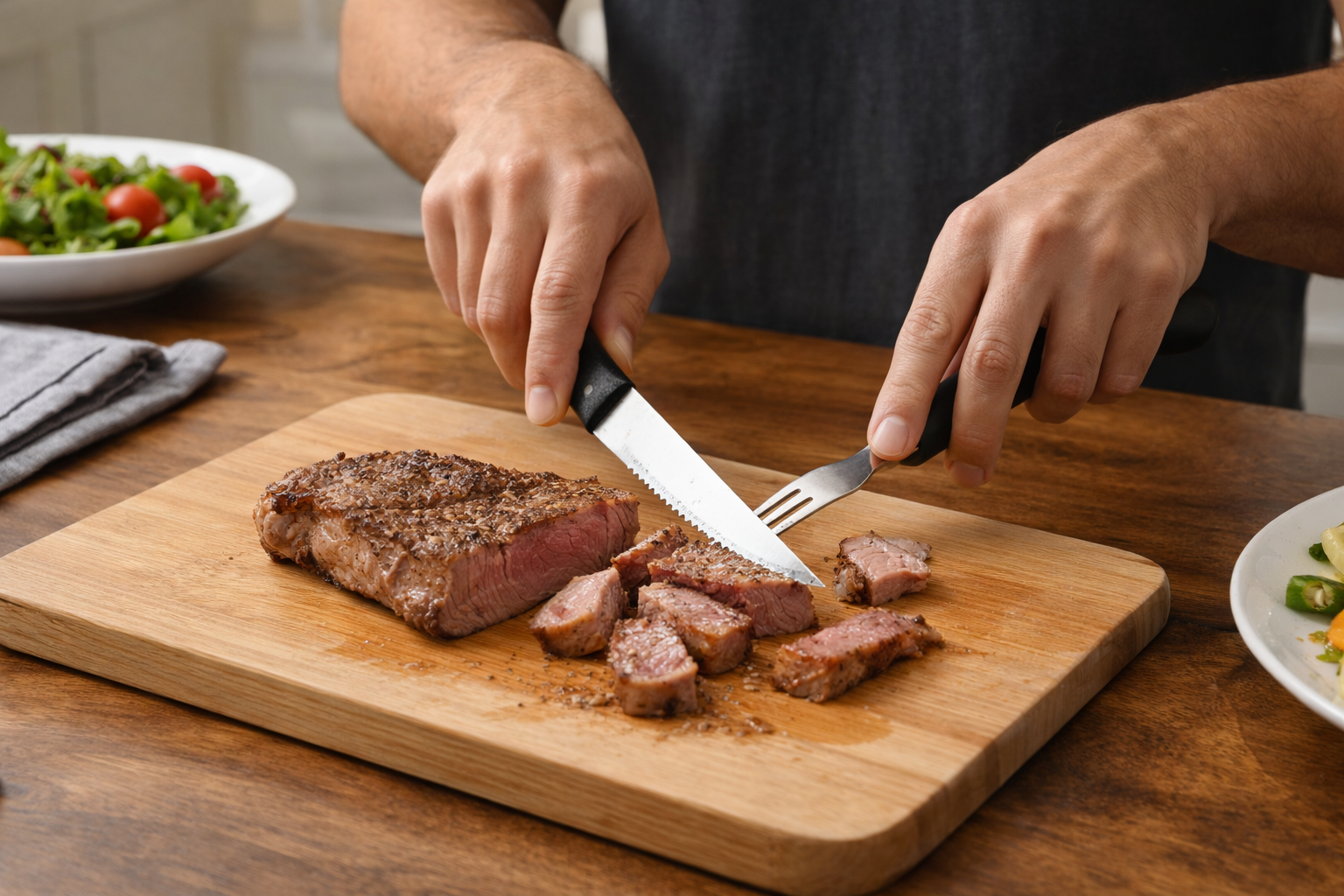 Juego de Cuchillos para Carne 3 Piezas – Corte Preciso, Estilo y Durabilidad
