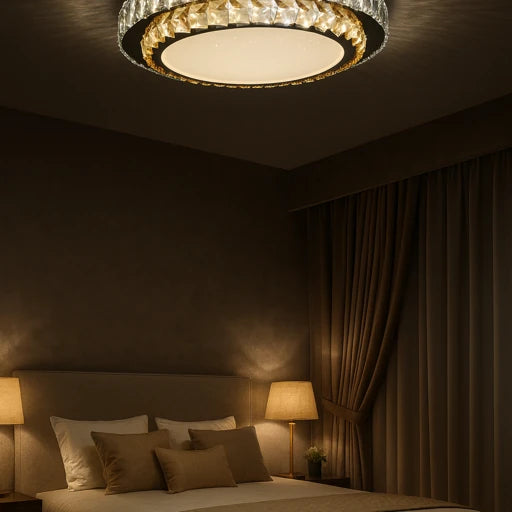 Plafón de Cristal 72W Regulable