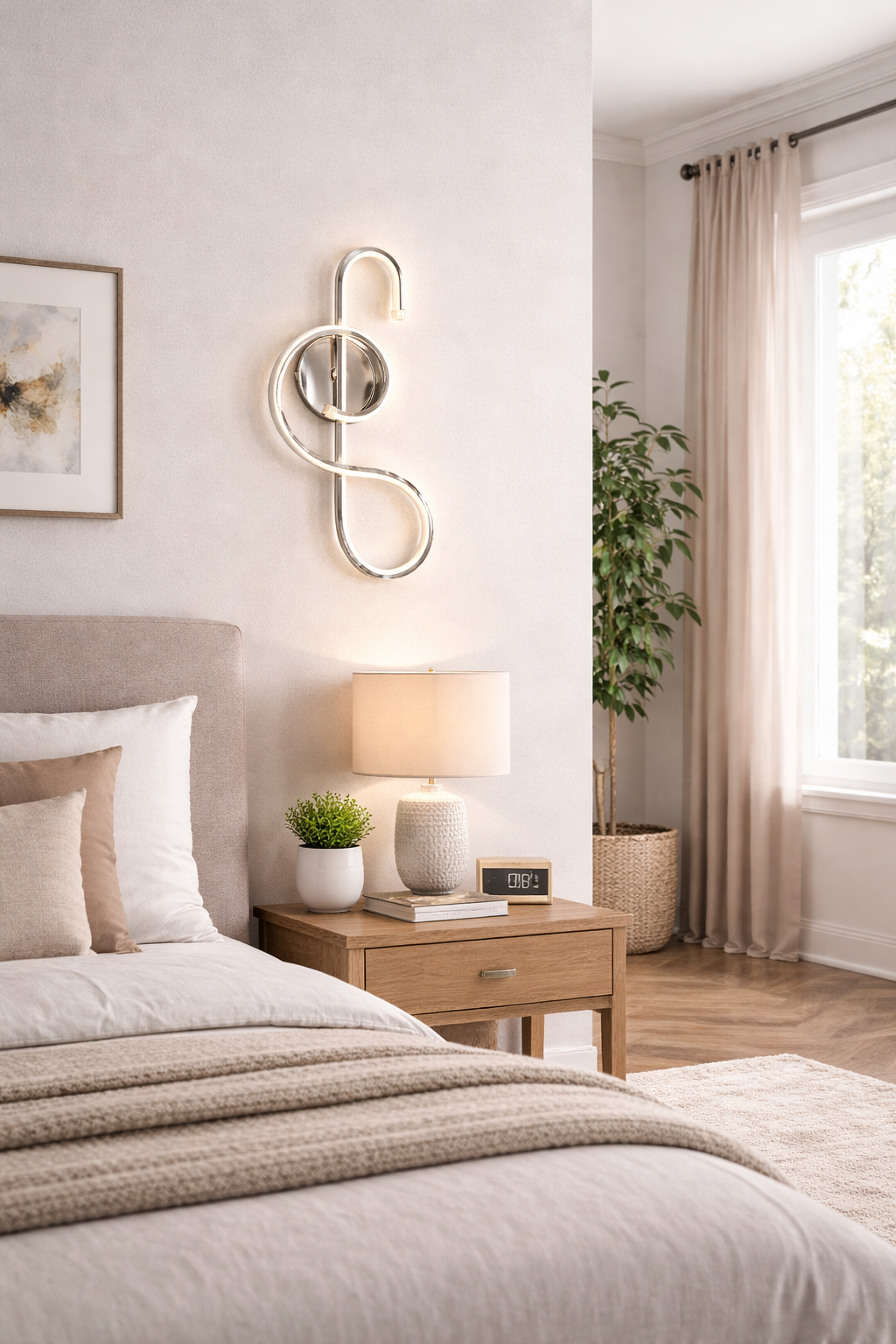 Lámpara LED Moderna Tricolor – Diseño Elegante