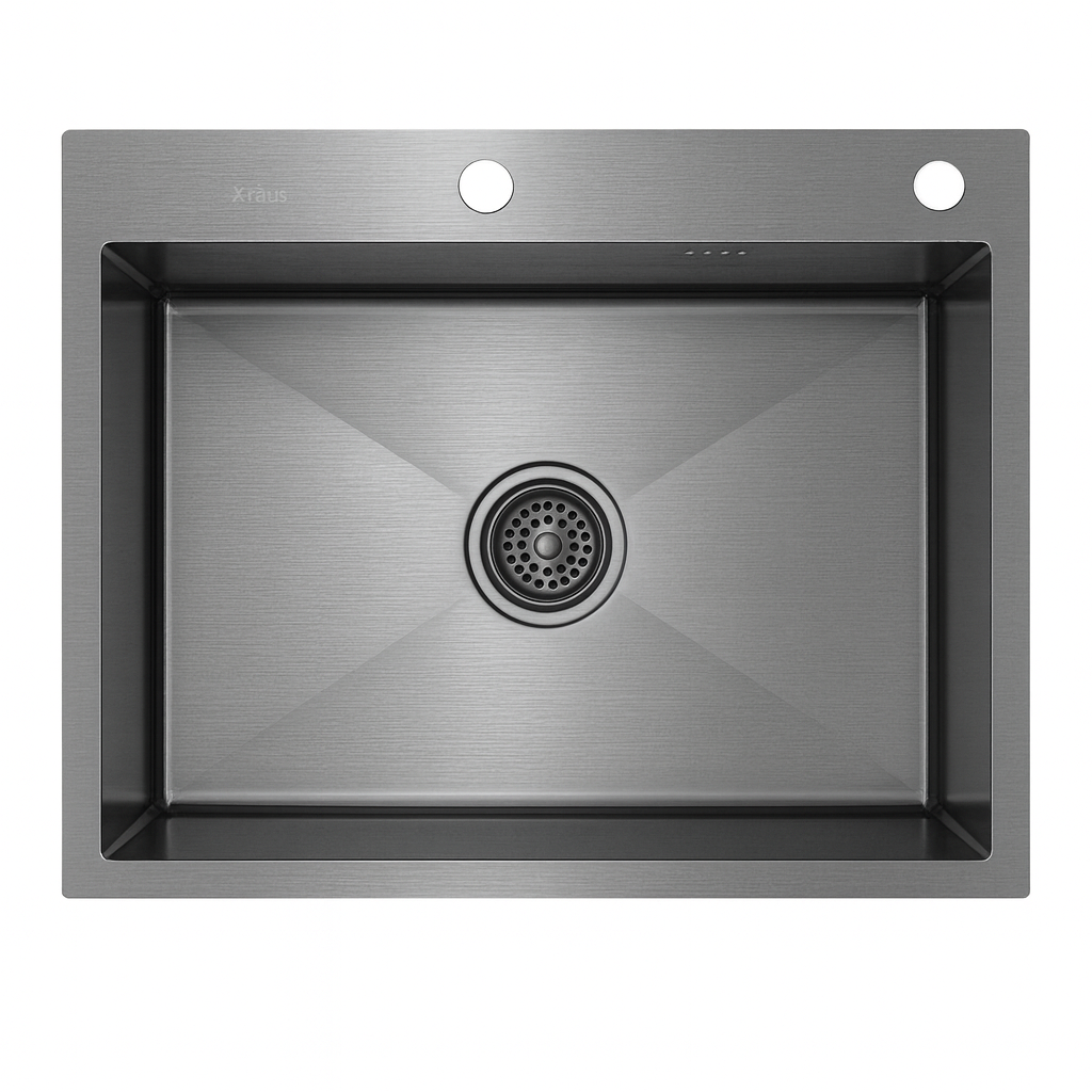 LAVATRASTOS  – ACERO INOXIDABLE DE SOBREPONER | Amplio, Moderno y Extra Resistente