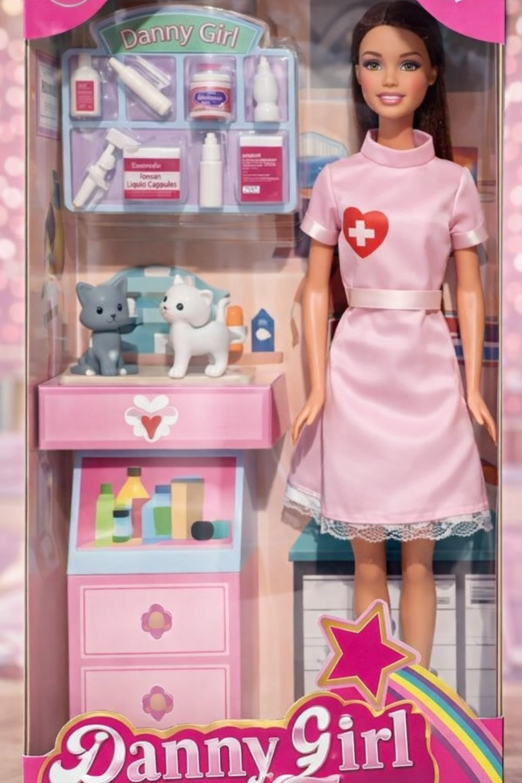 Muñeca Doctora de Mascotas – 11.5"