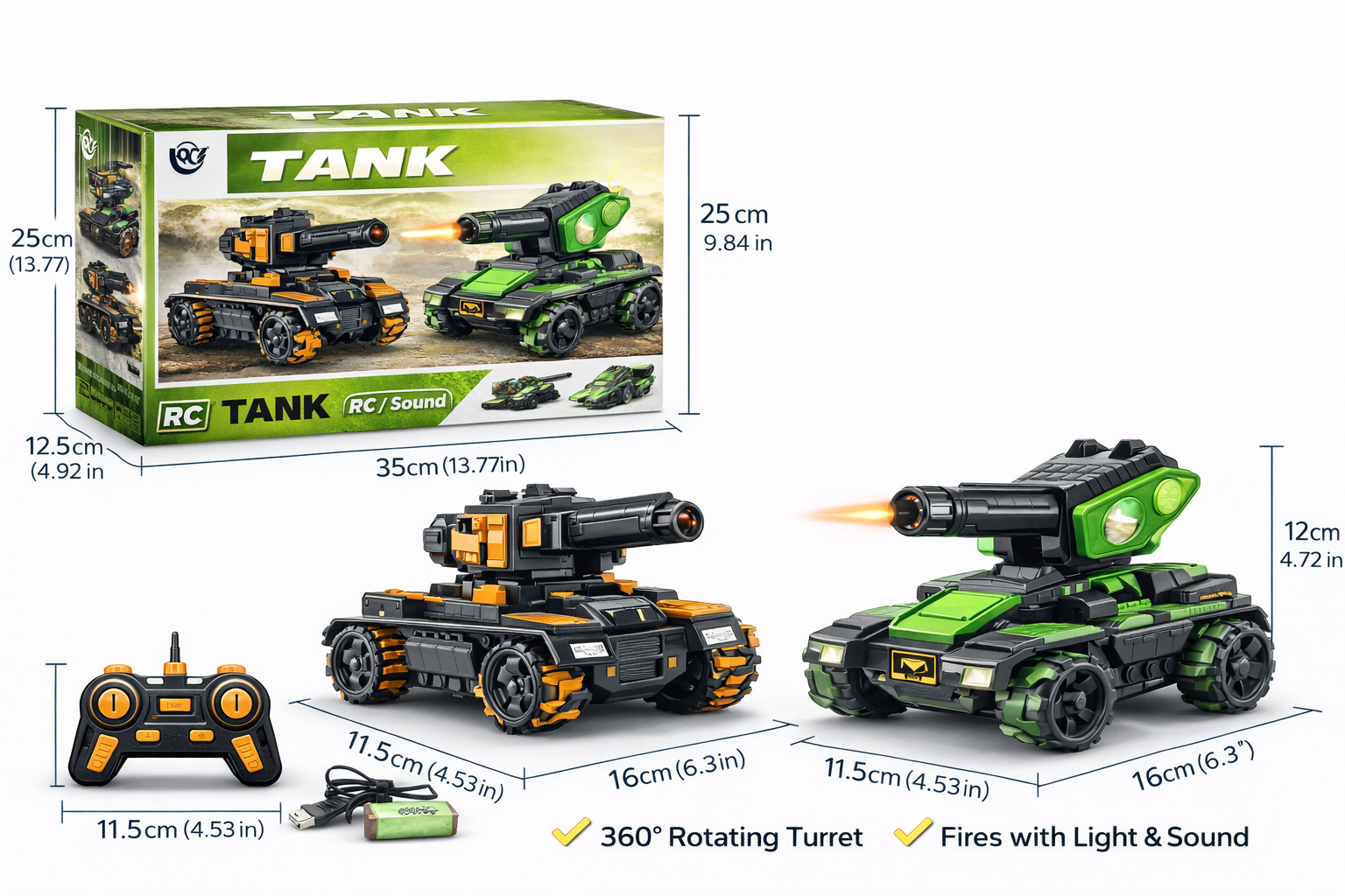 Tanque RC 2.4G
