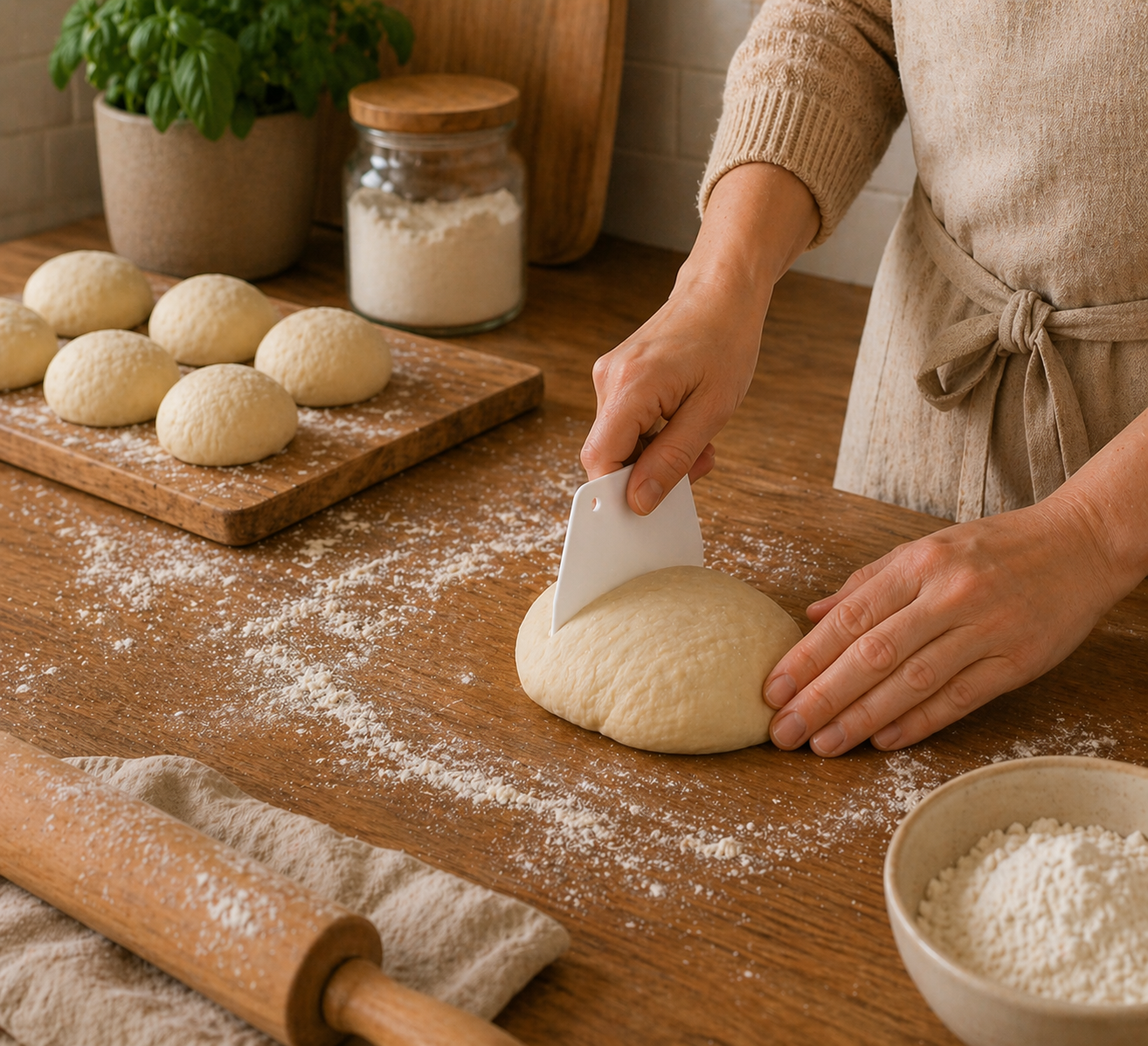 Cuchillo de Plástico para Masa – Resistente, Seguro y Funcional