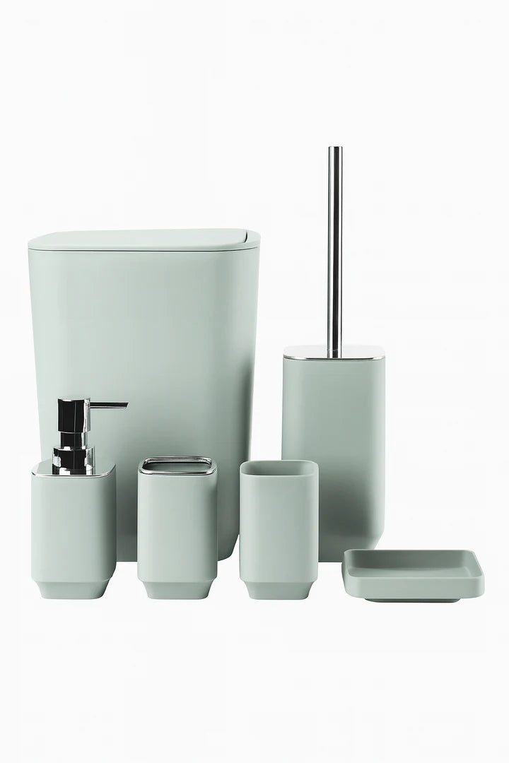 Set de Accesorios para Baño (6 Piezas) – Múltiples Colores a Elegir