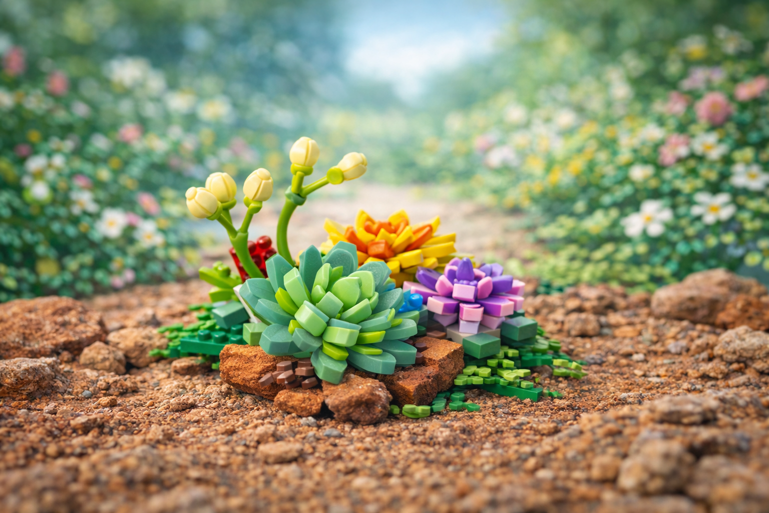 Bloques de flores