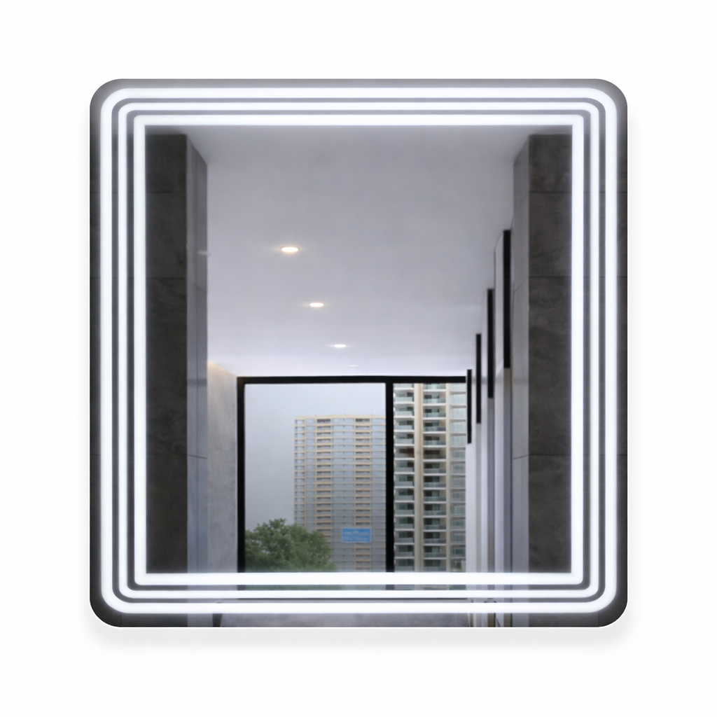 Espejo con luz LED