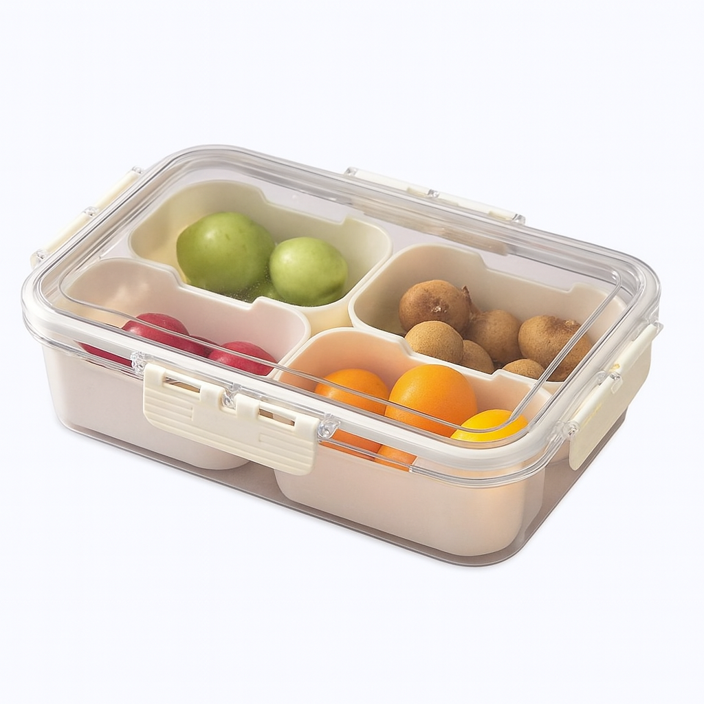 Recipiente Hermético– Plástico para Conservar Alimentos | 24 × 17 × 7 cm