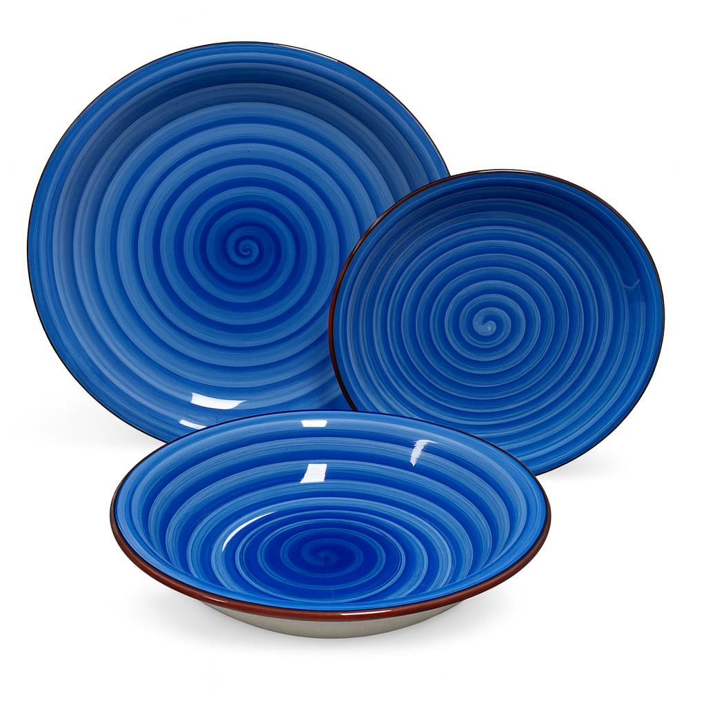 Set de plato y bowl de ceramica variedad