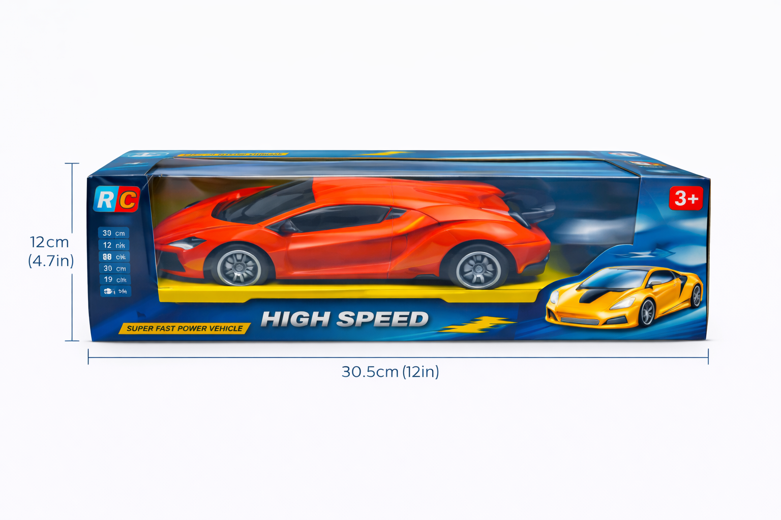 Carro RC grande rojo