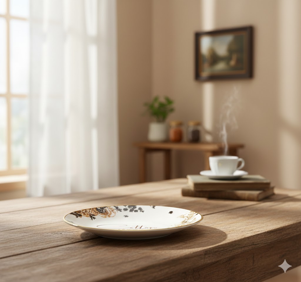 Tazon conico con estampado