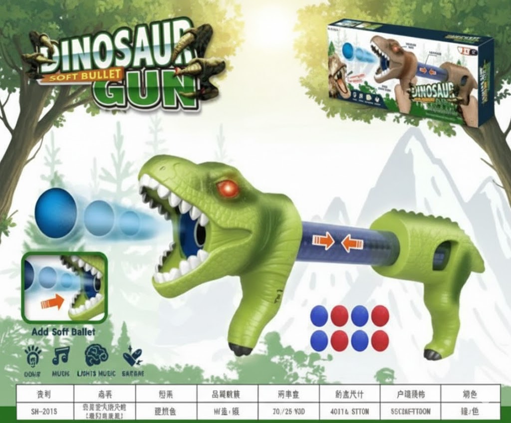 Pistola de dinosaurio