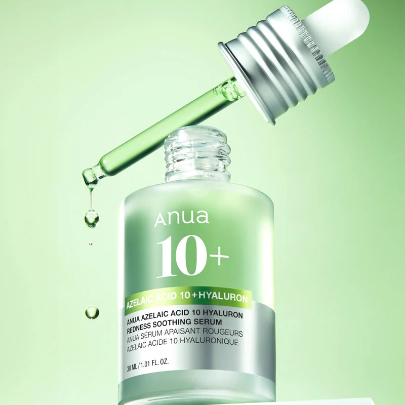 [ ANUA ] AZELAIC ACID 10 HYALURON REDNESS SOOTHING SERUM 30ML