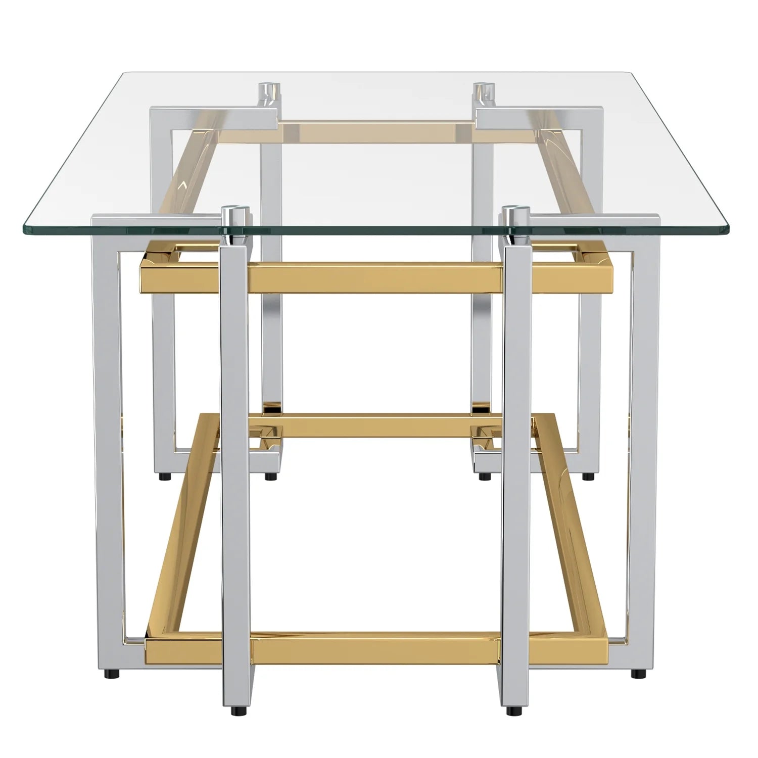 Set de Mesa de Centro de cristal