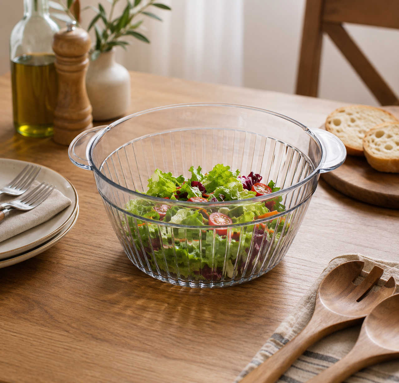Bowl para Ensalada Plástico