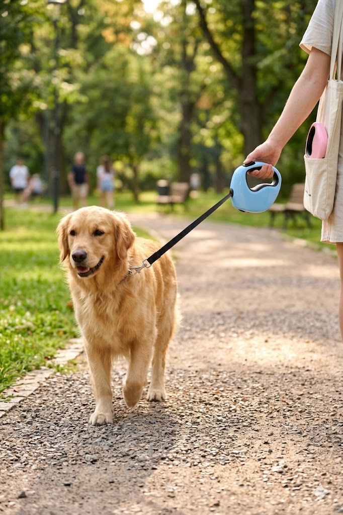 Correa Retráctil para Mascotas – Control y Libertad en Cada Paseo