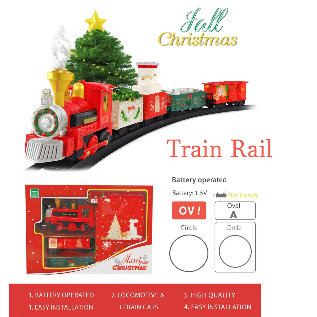 Tren navideño 2 modos