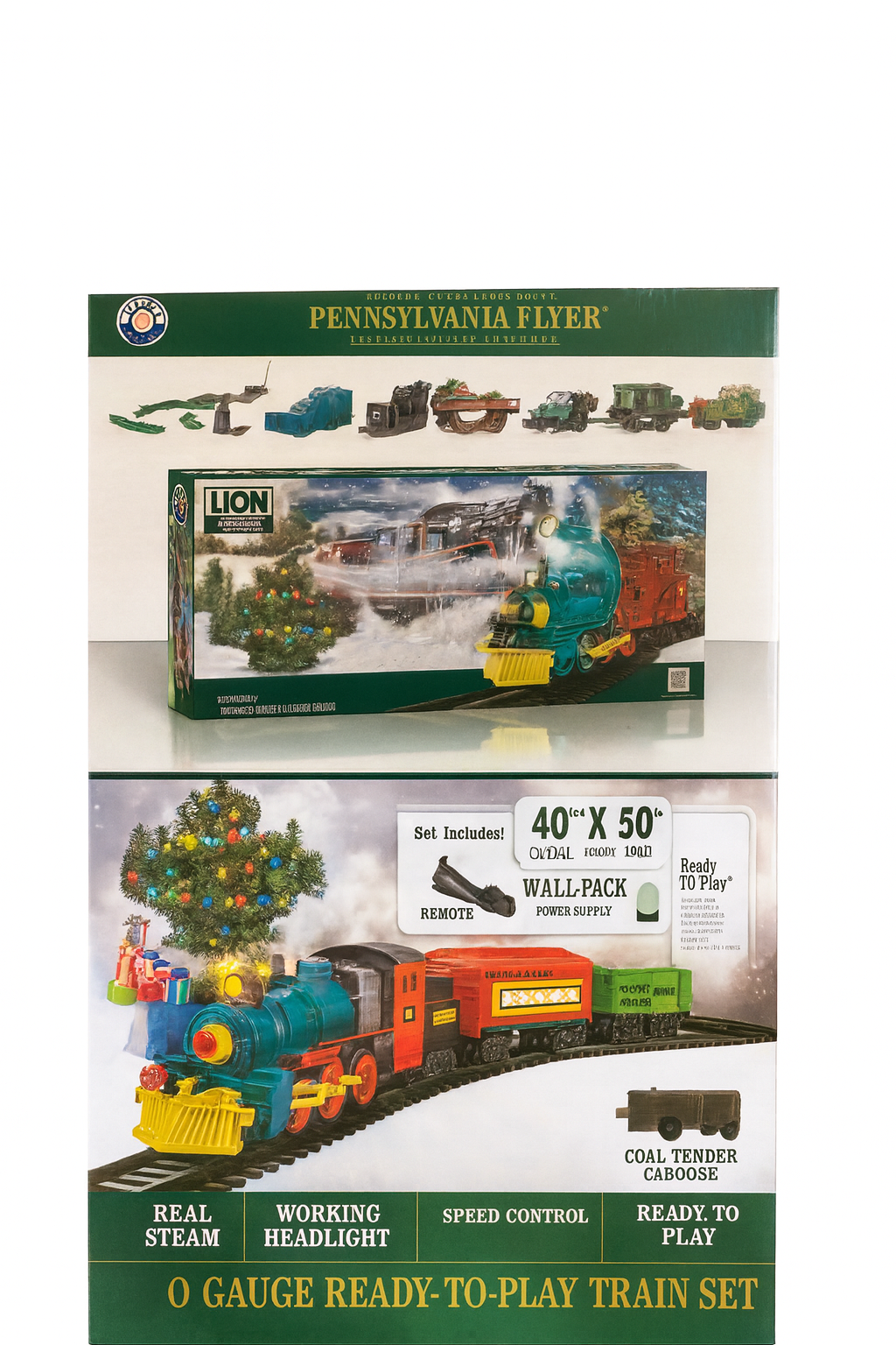 Tren clásico vapor recargable