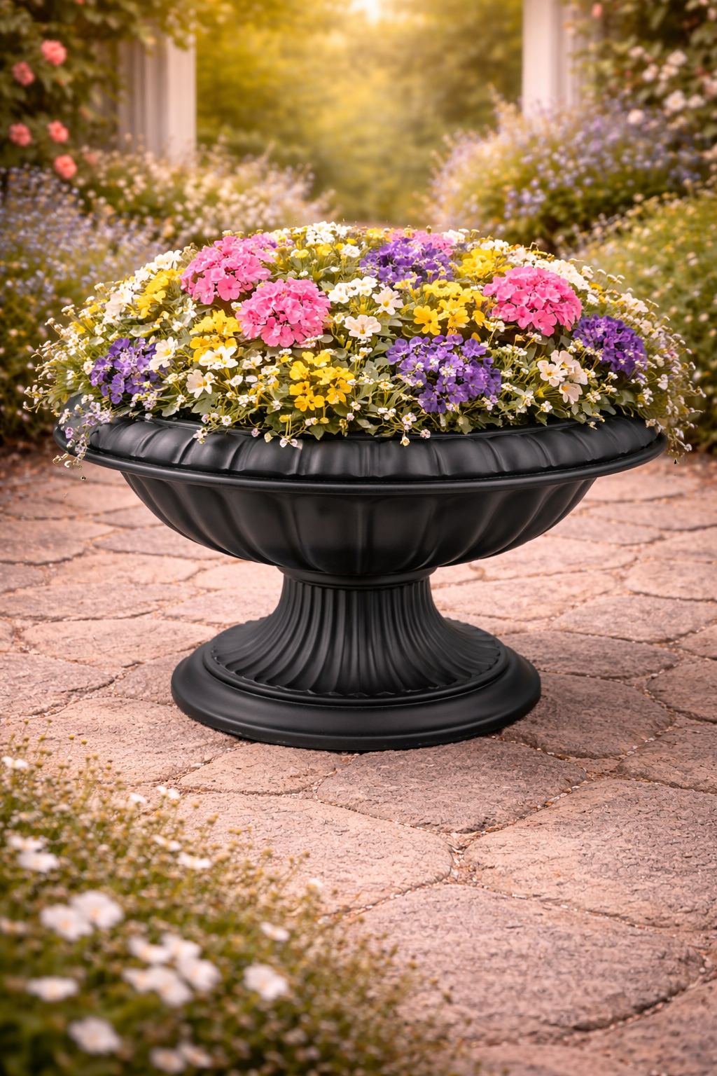Maceta Decorativa Estilo Jardín Clásico