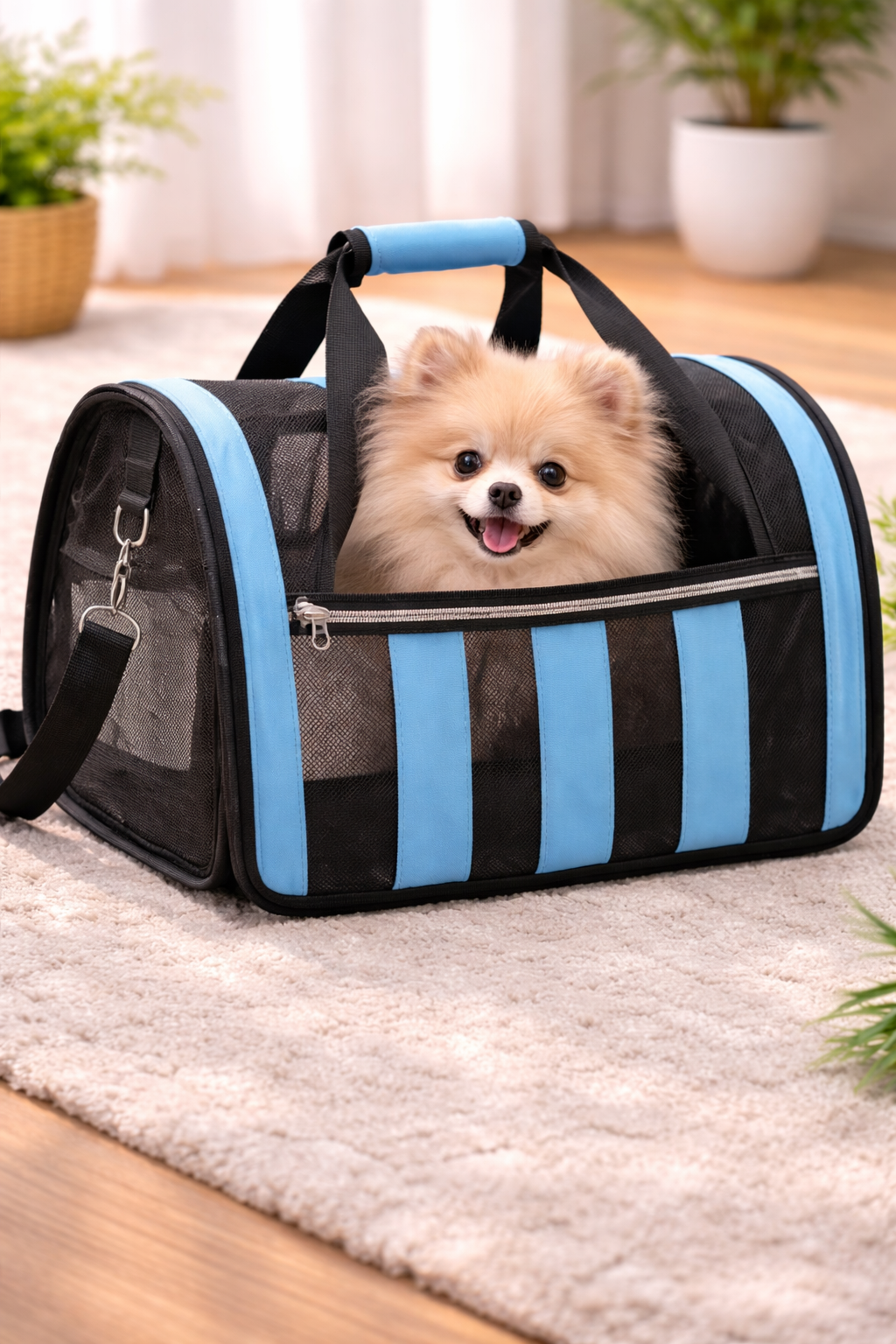 Bolso de Viaje para Mascotas – Comodidad y Seguridad Portátil