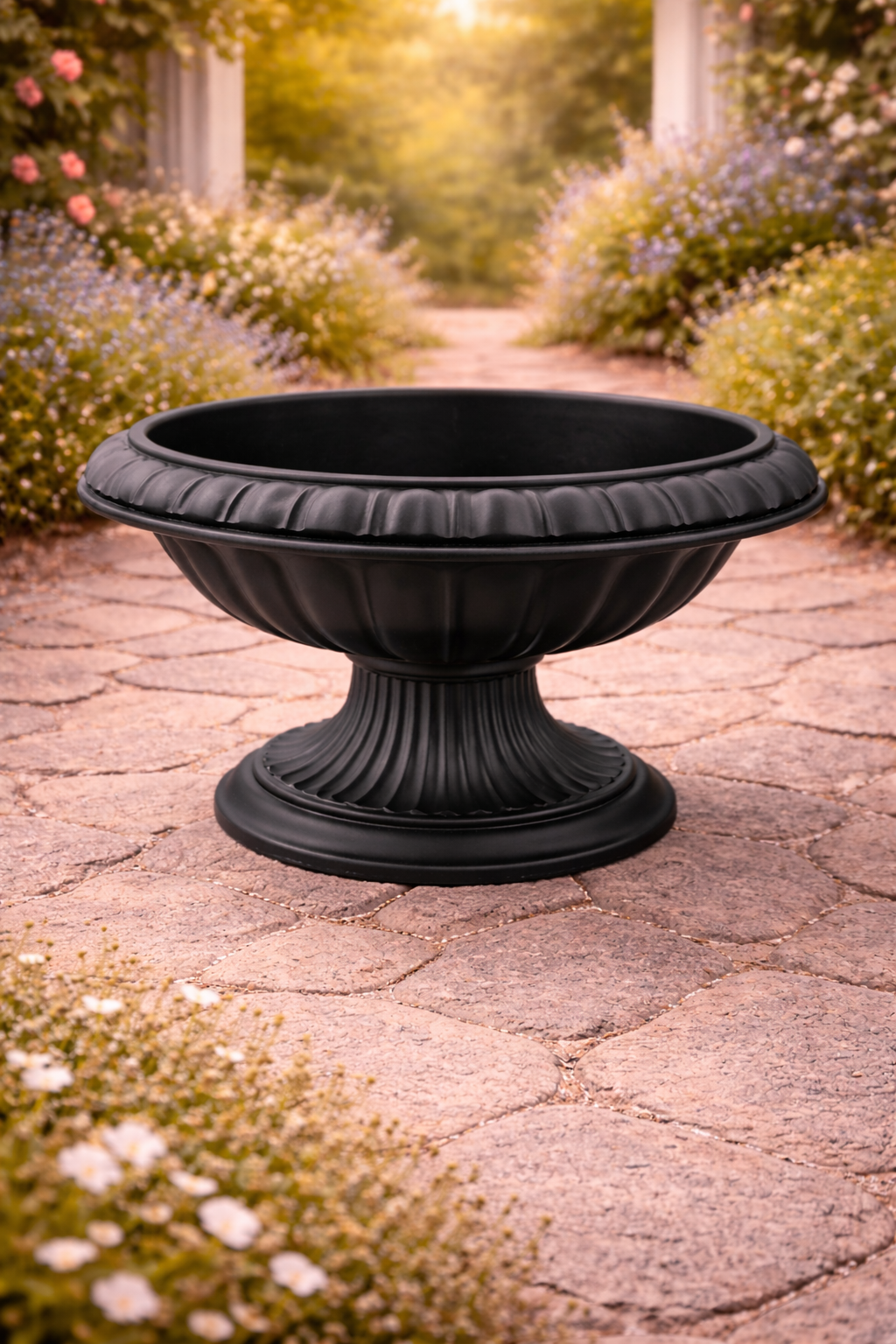 Maceta Decorativa Estilo Jardín Clásico